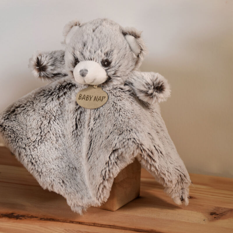  - les flocons - plat ours marron 25 cm 